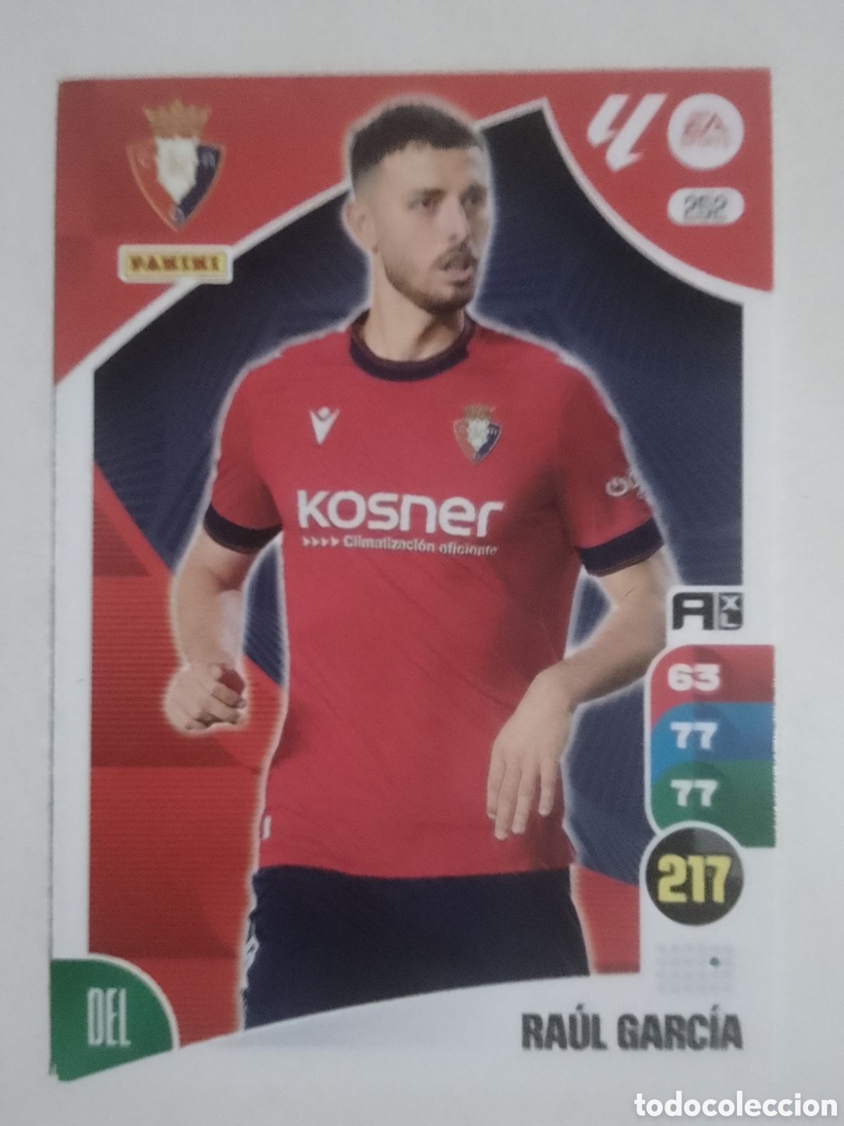 Cromos de F&uacute;tbol: Adrenalyn XL 2024-25 n&deg; 252 Ra&uacute;l Garc&iacute;a &bull; Osasuna.
