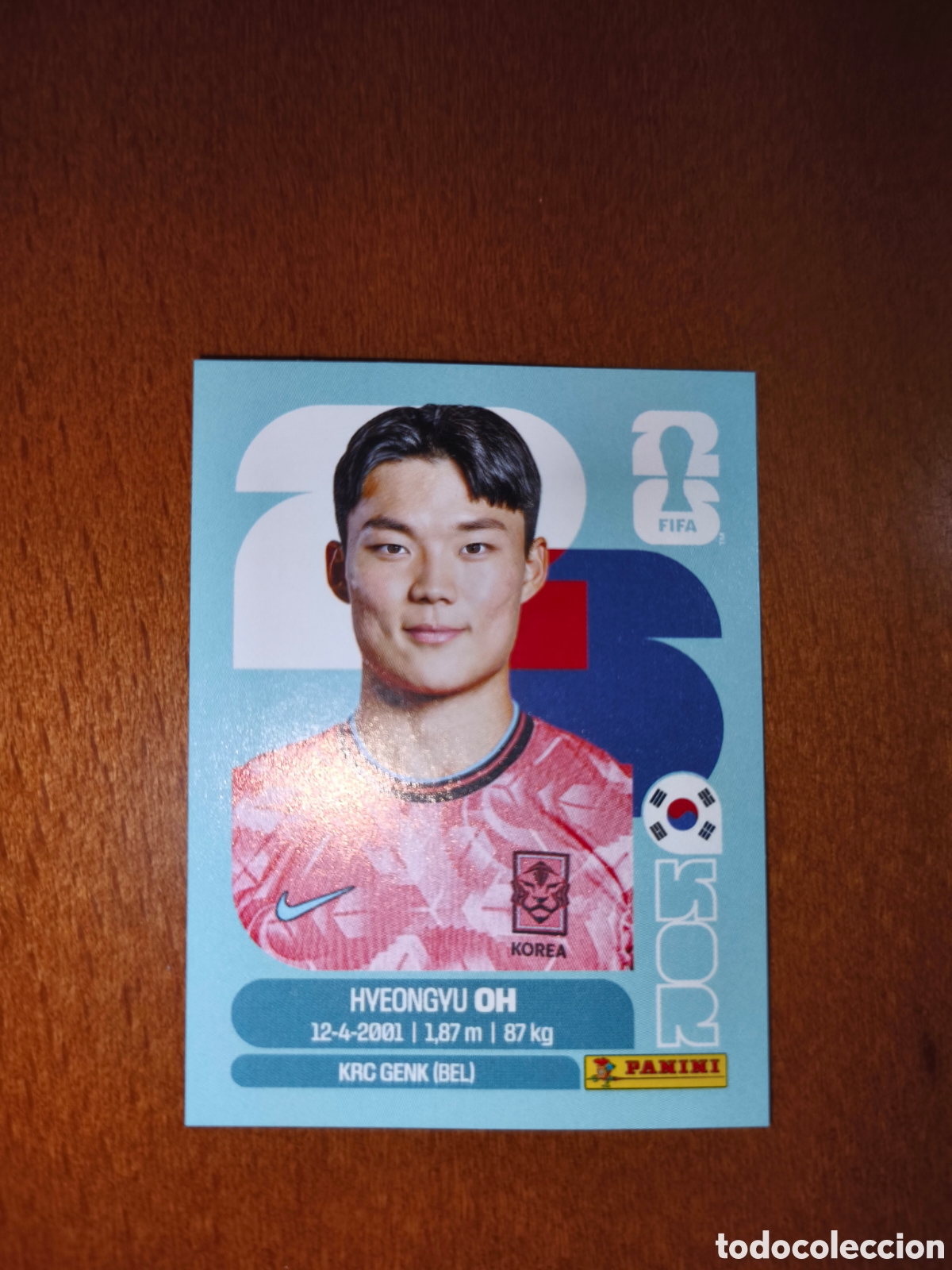 Cromos de F&uacute;tbol: KOR20 Hyeongyu Oh Fifa World Cup 2026 Corea del Sur