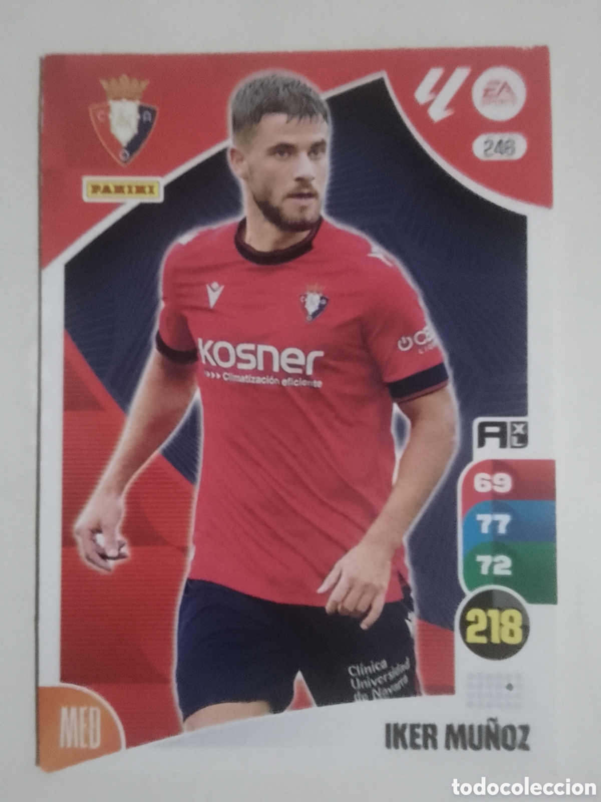 Cromos de F&uacute;tbol: Adrenalyn XL 2024-25 n&deg; 246 Iker Mu&ntilde;oz &bull; Osasuna.