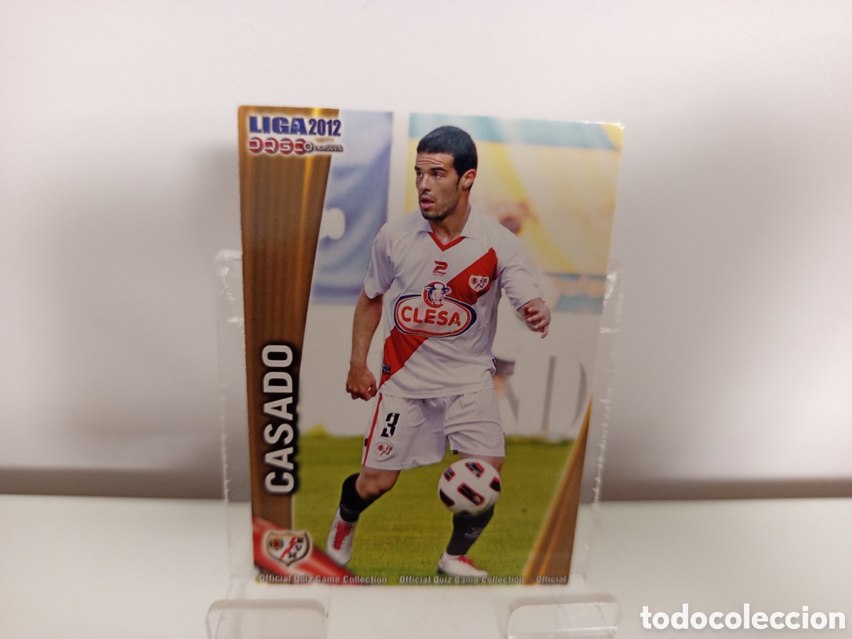 Fu&szlig;ball-Sticker: ❇️ CROMO ⚽ CASADO RAYO VALLECANO 493 FICHAS LIGA QUIZ 11 12 2011 2012 MUNDICROMO ❇️