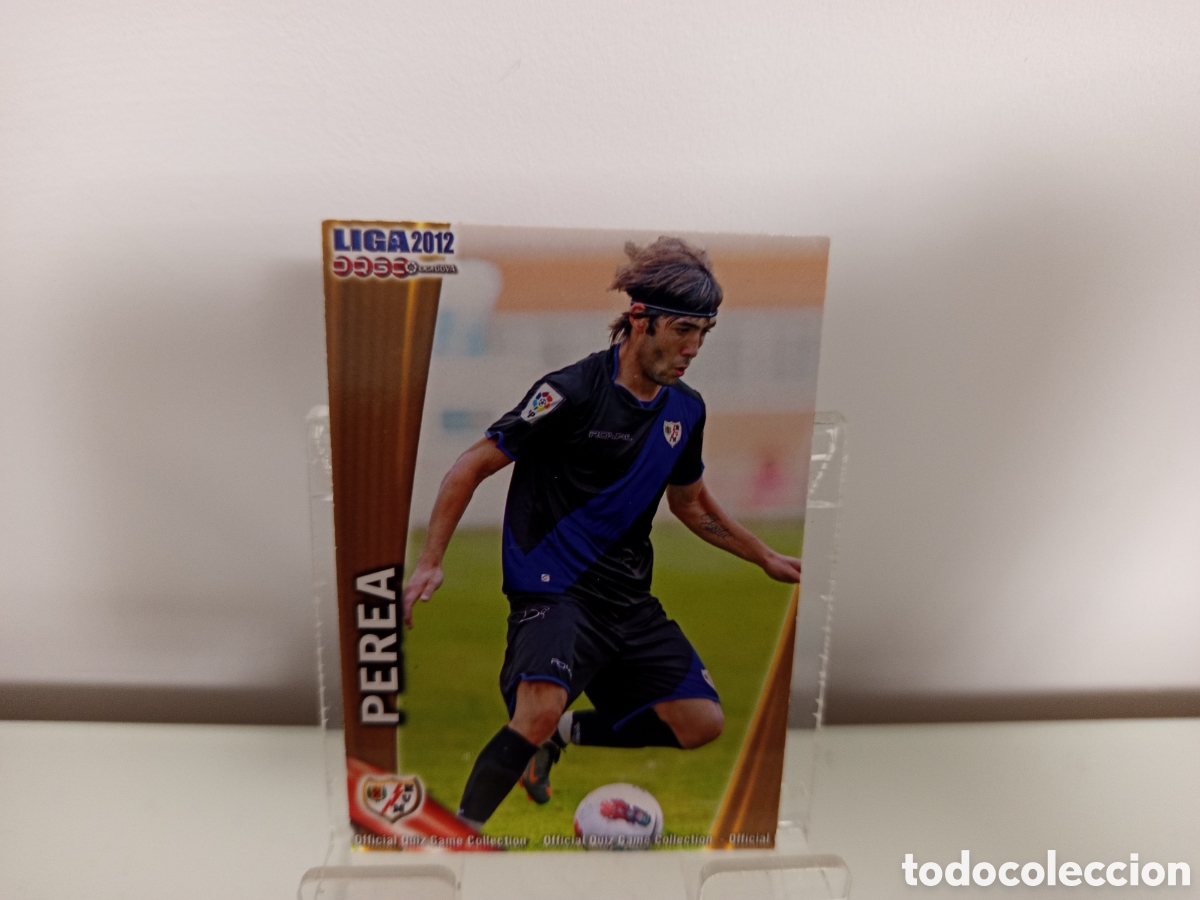 Fu&szlig;ball-Sticker: ❇️ CROMO ⚽ PEREA RAYO VALLECANO 505 FICHAS LIGA QUIZ 11 12 2011 2012 MUNDICROMO ❇️