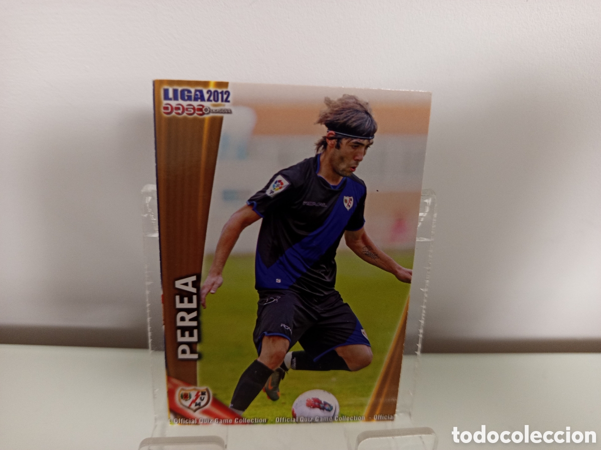Fu&szlig;ball-Sticker: ❇️ CROMO ⚽ PEREA RAYO VALLECANO 505 FICHAS LIGA QUIZ 11 12 2011 2012 MUNDICROMO ❇️
