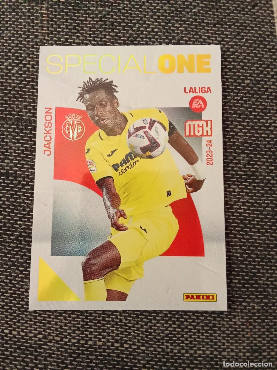 Cromos de F&uacute;tbol: 393 special one Jackson Villarreal megacracks 2023-24