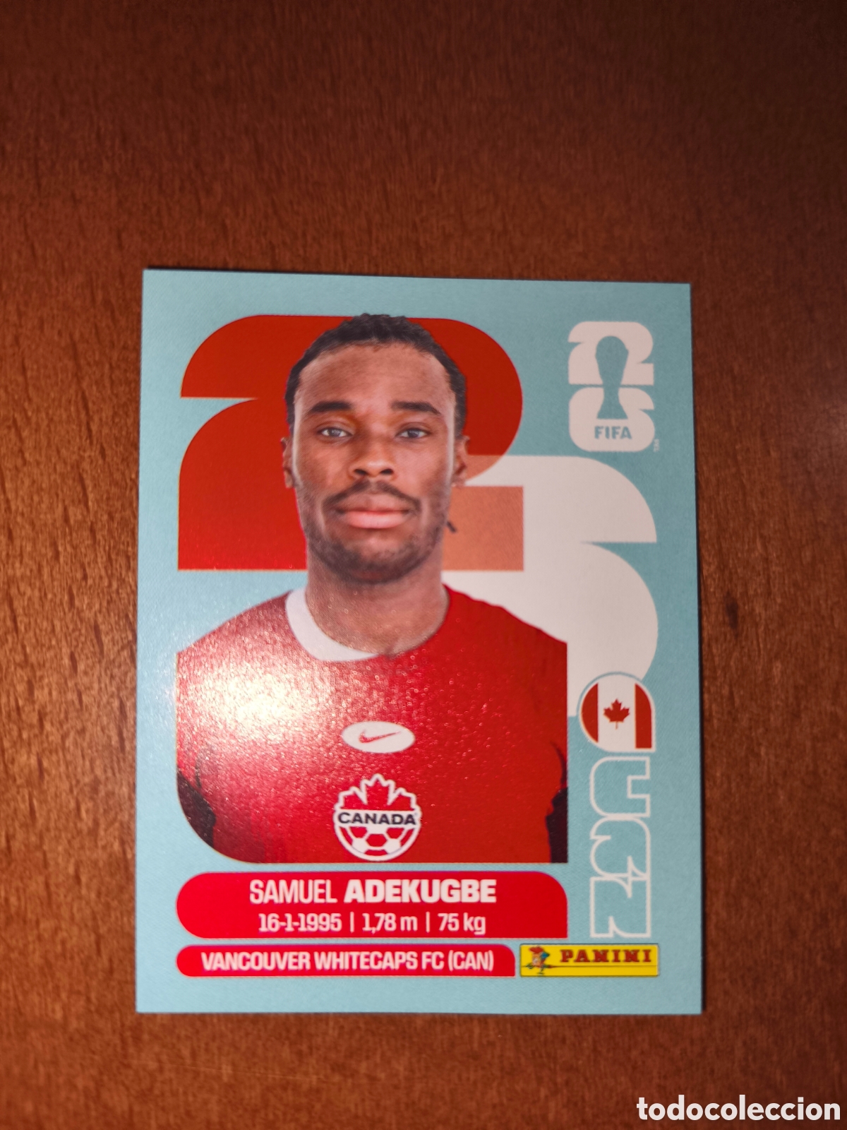 Cromos de F&uacute;tbol: CAN5 Samuel Adekugbe Fifa World Cup 2026 Canad&aacute;