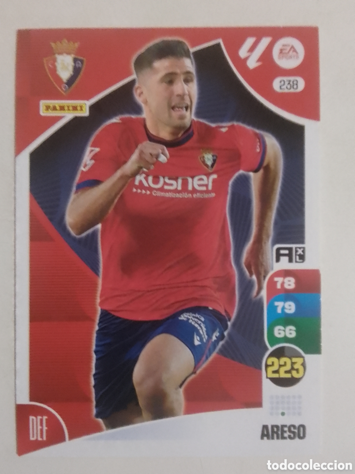 Cromos de F&uacute;tbol: Adrenalyn XL 2024-25 n&deg; 238 Areso &bull; Osasuna.