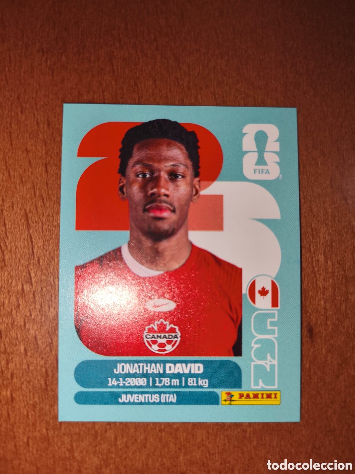 Cromos de F&uacute;tbol: CAN20 Jonathan David Fifa World Cup 2026 Canad&aacute;