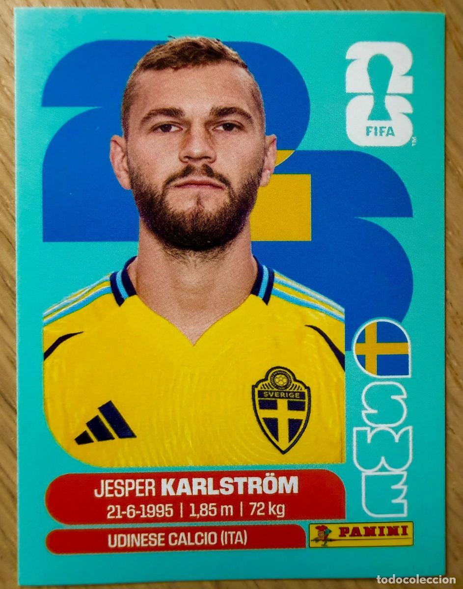 Cromos de F&uacute;tbol: SWE10 SWE 10 KARLSTROM SUECIA MUNDIAL FIFA WORLD CUP 2026 26 STICKER CROMO PANINI SIN PEGAR