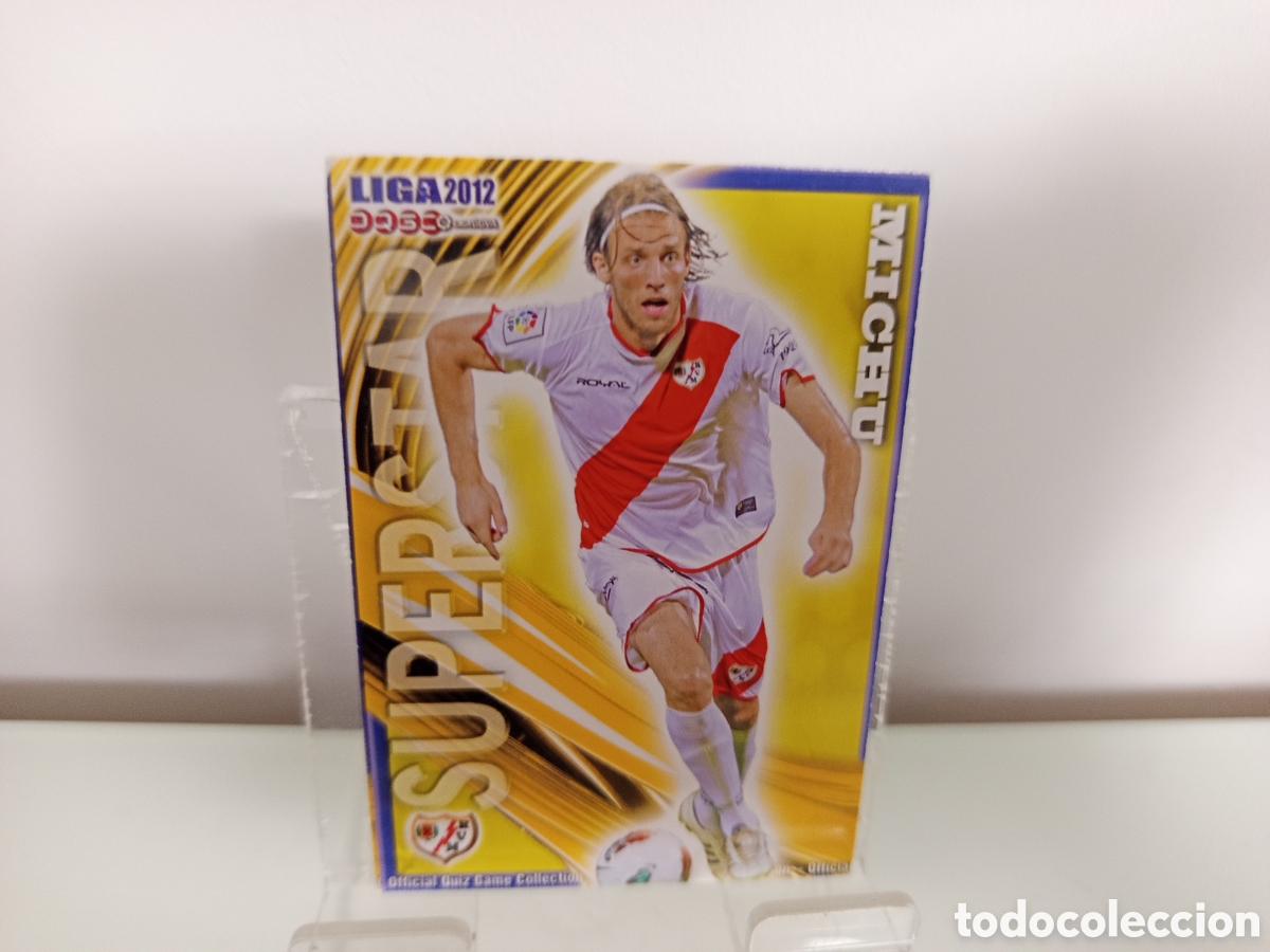Cromos de F&uacute;tbol: ❇️ CROMO ⚽ MICHU RAYO VALLECANO SUPERSTAR FICHAS LIGA QUIZ 11 12 2011 2012 MUNDICROMO ❇️