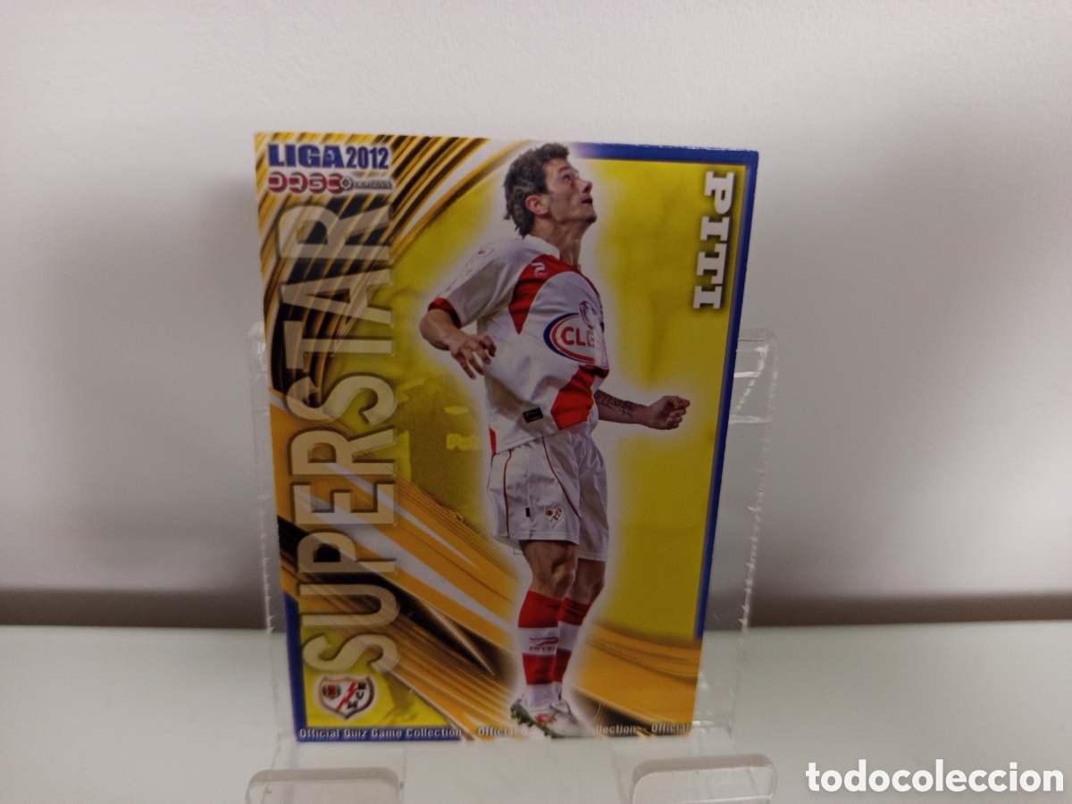 Cromos de F&uacute;tbol: ❇️ CROMO ⚽ PITI RAYO VALLECANO SUPESTAR FICHAS LIGA QUIZ 11 12 2011 2012 MUNDICROMO ❇️
