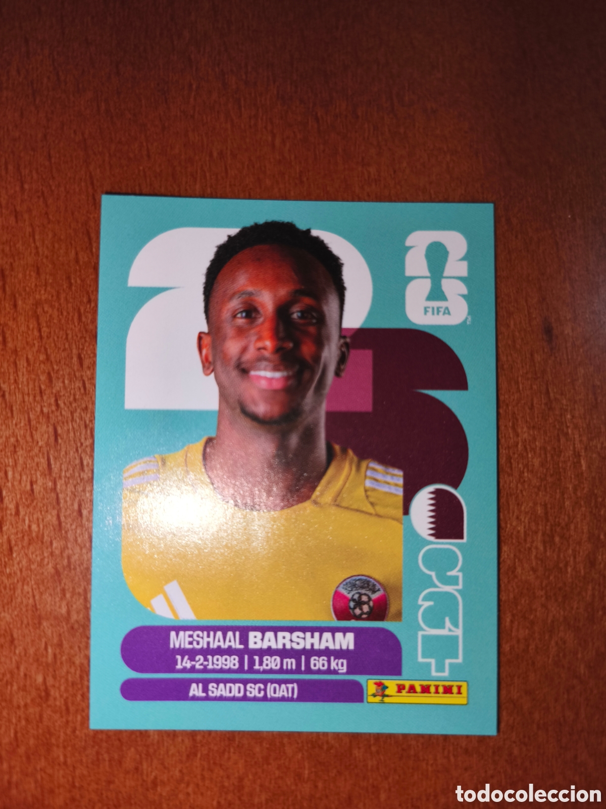 Cromos de F&uacute;tbol: QAT2 Meshaal Barsham Fifa World Cup 2026 Catar
