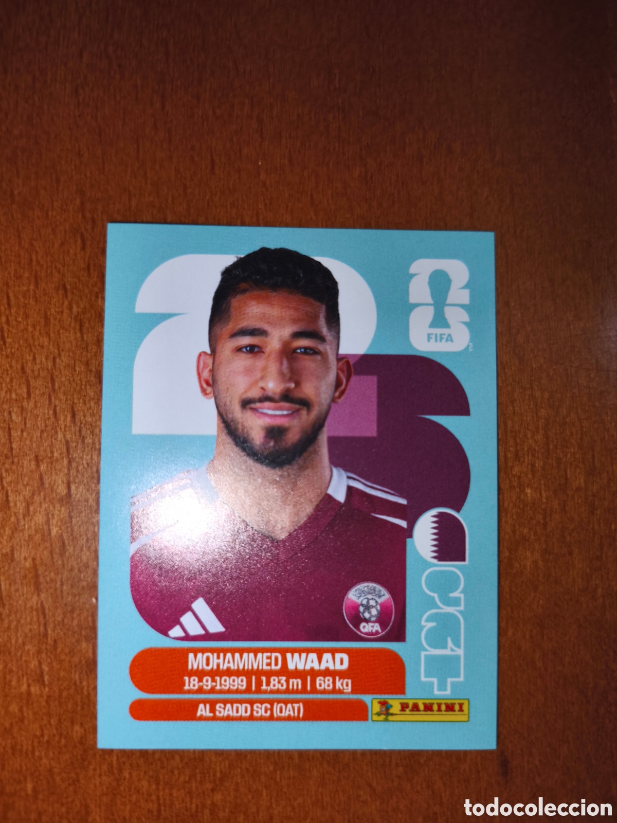 Cromos de F&uacute;tbol: QAT14 Mohammed Waad Fifa World Cup 2026 Catar