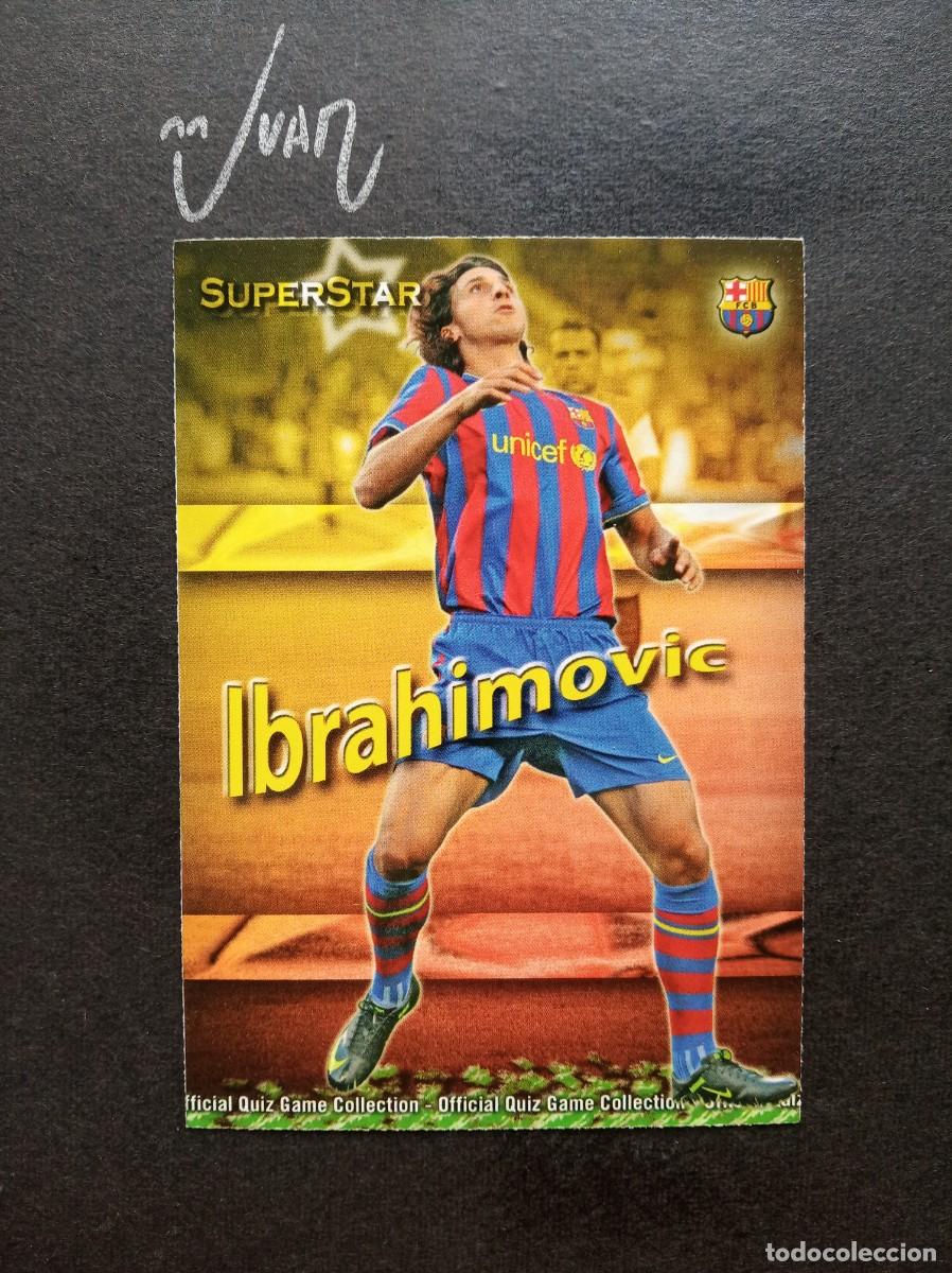 Cromos de F&uacute;tbol: 26 SUPERSTAR MATE IBRAHIMOVIC ROOKIE BARCELONA ⚽ MUNDICROMO &reg; QUIZ GAME LIGA 2009 2010 09 10 NUEVO