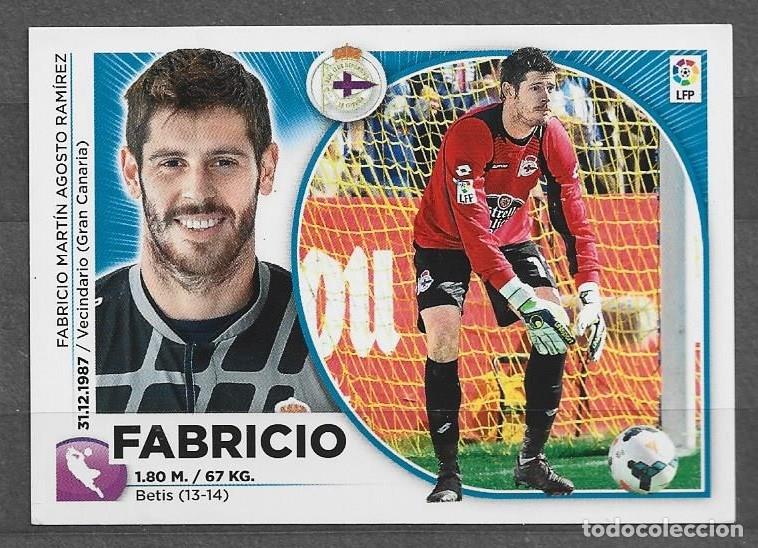 Cromos de F&uacute;tbol: Lig Este 2014/15 - Fabricio - N&ordm; 2 - R.C Deportivo