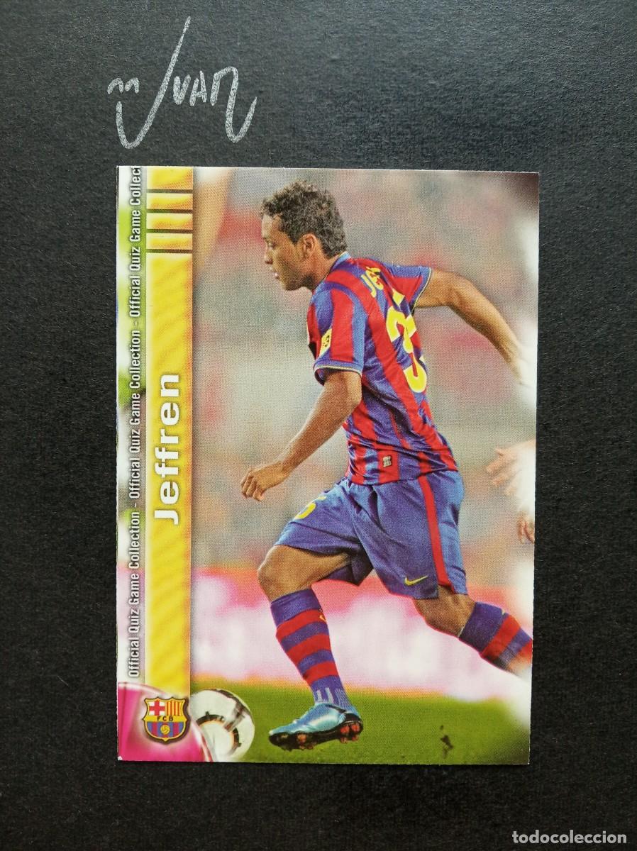 Cromos de F&uacute;tbol: N&ordm; 667 FICHAJE UH JEFFREN FC BARCELONA ⚽ MUNDICROMO &reg; PLATINUM 2009 2010 QUIZ LIGA 09 10 NUEVO