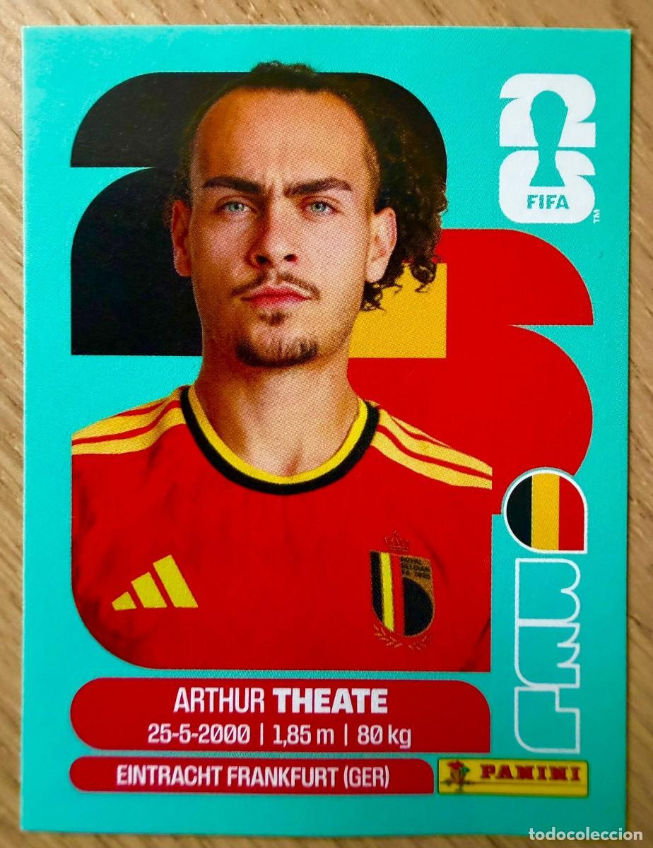 Cromos de F&uacute;tbol: BEL3 BEL 3 ARTHUR THEATE BELGICA MUNDIAL FIFA WORLD CUP 2026 26 STICKER CROMO PANINI SIN PEGAR