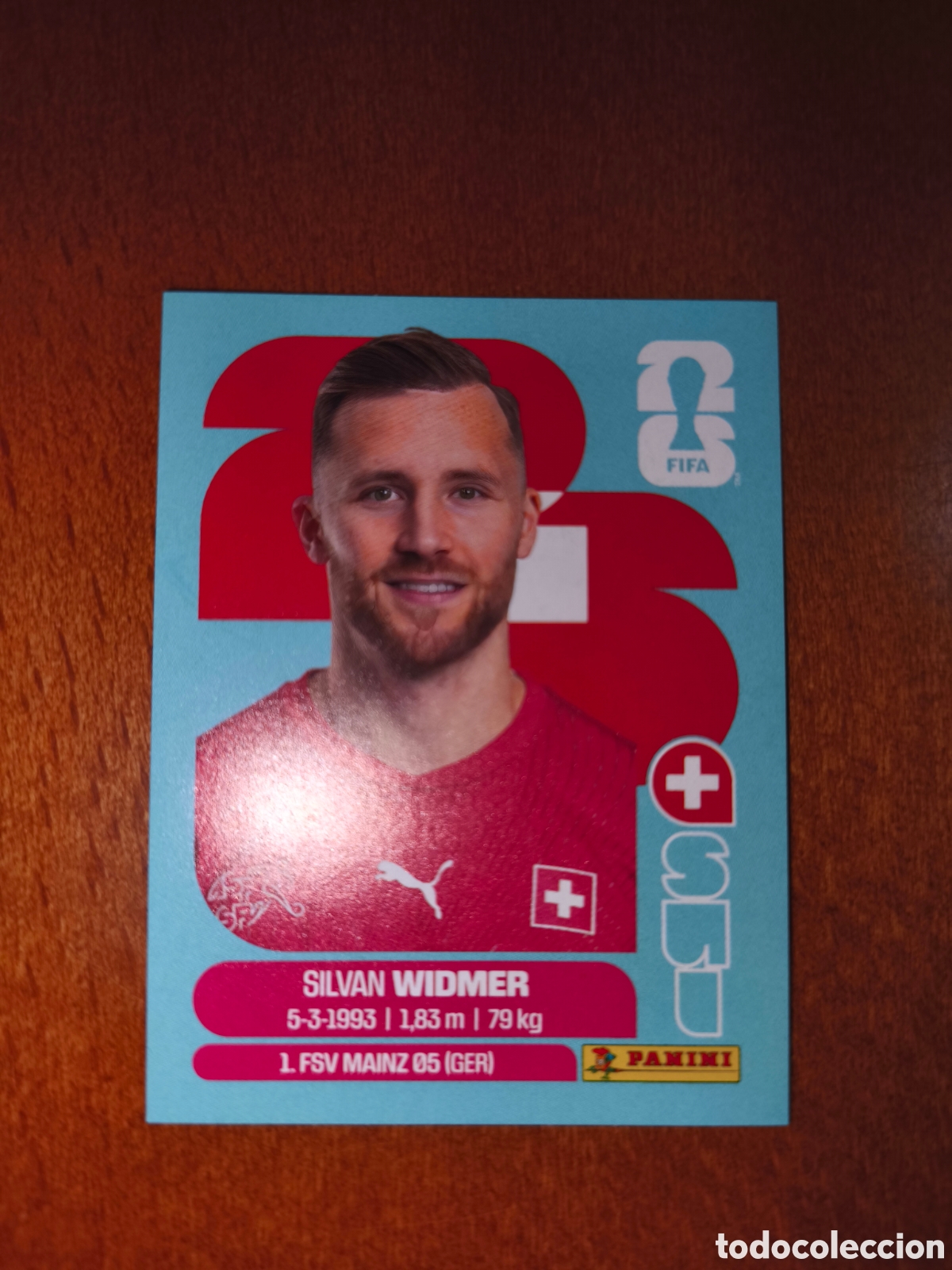 Fu&szlig;ball-Sticker: SUI8 Silvan Widmer Fifa World Cup 2026 Suiza
