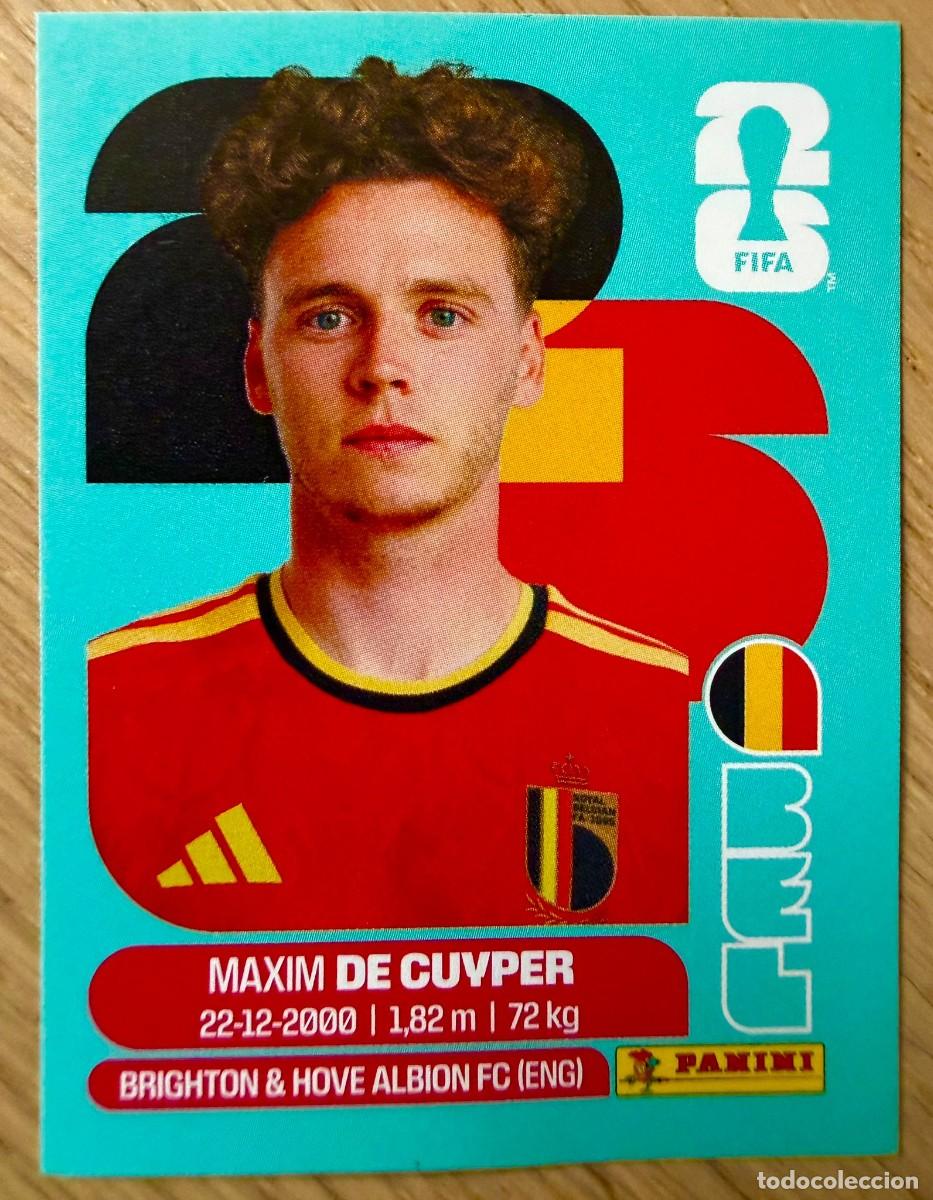 Fu&szlig;ball-Sticker: BEL7 BEL 7 MAXIM DE CUYPER BELGICA MUNDIAL FIFA WORLD CUP 2026 26 STICKER CROMO PANINI SIN PEGAR