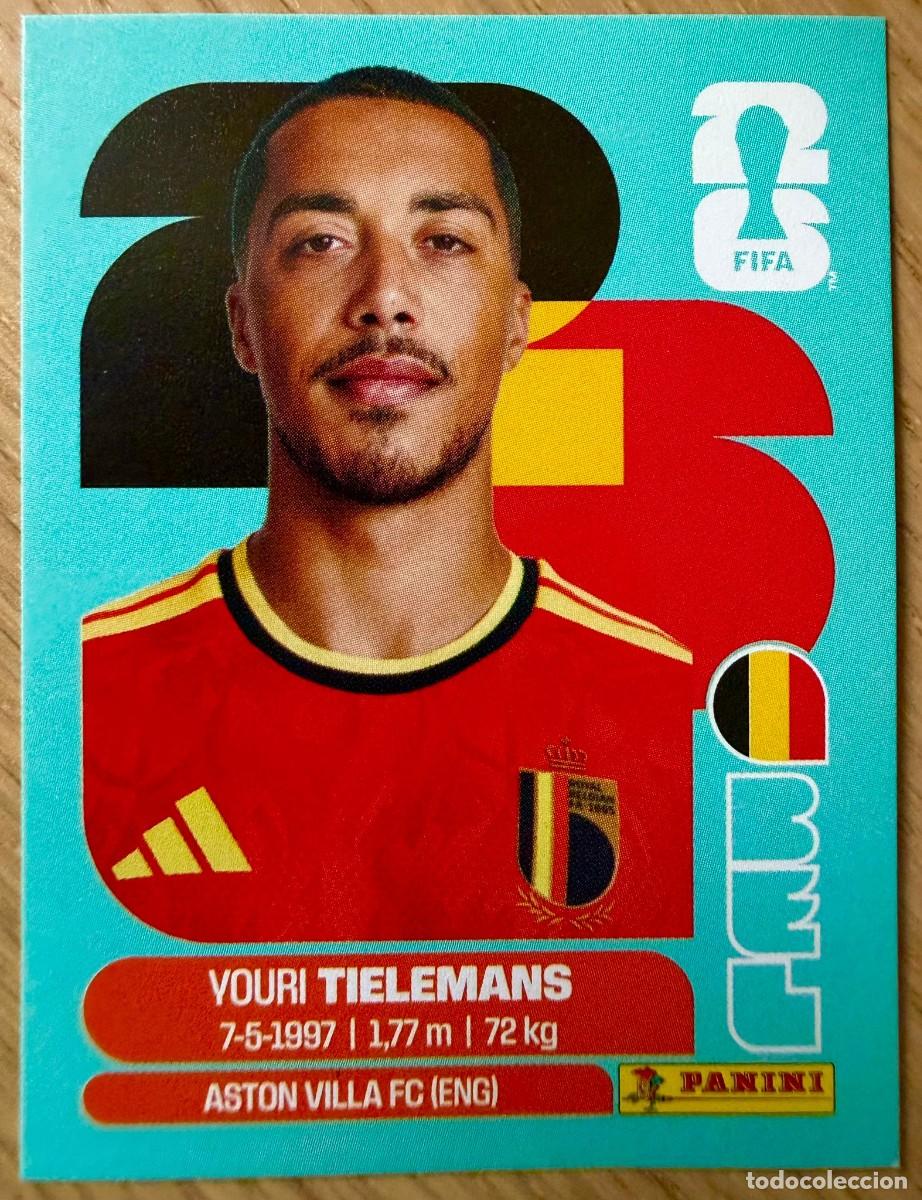 Fu&szlig;ball-Sticker: BEL9 BEL 9 TIELEMANS BELGICA MUNDIAL FIFA WORLD CUP 2026 26 STICKER CROMO PANINI SIN PEGAR