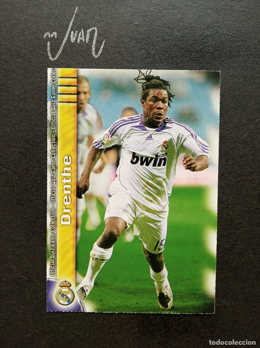 Cromos de F&uacute;tbol: 643 FICHAJE UH DRENTHE REAL MADRID HOLANDA⚽ MUNDICROMO &reg; PLATINUM 2009 2010 QUIZ LIGA 09 10 NUEVO