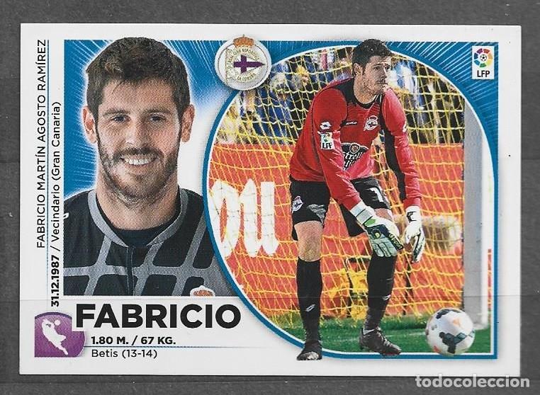 Cromos de F&uacute;tbol: Lig Este 2014/15 - Fabricio - N&ordm; 2 - R.C Deportivo