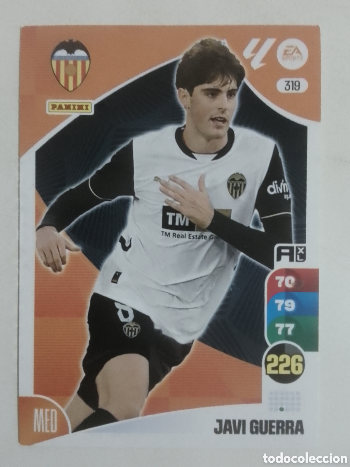 Cromos de F&uacute;tbol: Adrenalyn XL 2024-25 n&deg; 319 Javi Guerra &bull; Valencia.