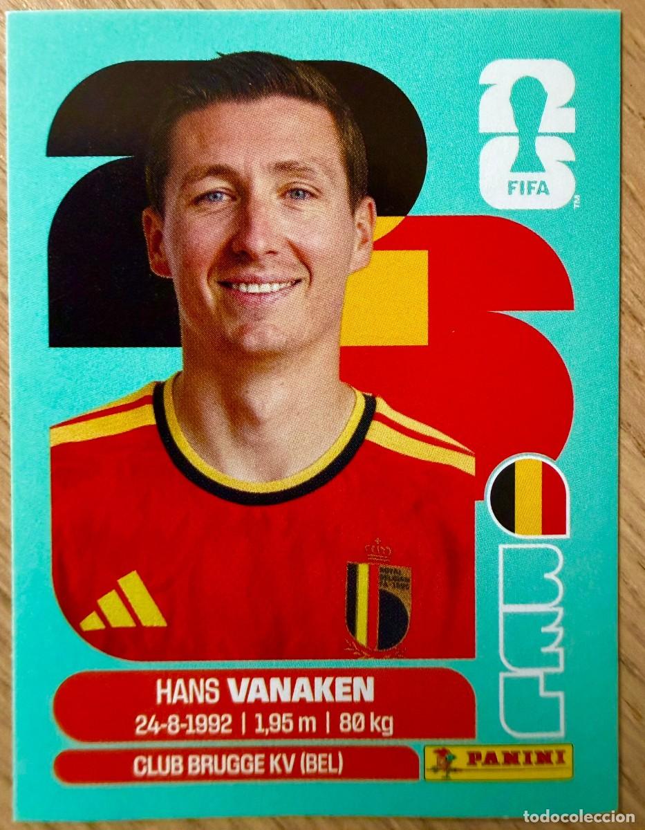Cromos de F&uacute;tbol: BEL14 BEL 14 HANS VANAKEN BELGICA MUNDIAL FIFA WORLD CUP 2026 26 STICKER CROMO PANINI SIN PEGAR