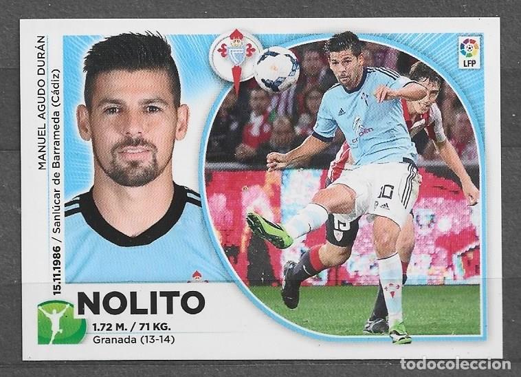 Cromos de F&uacute;tbol: Lig Este 2014/15 - Nolito - N&ordm; 18 - R.C. Celta