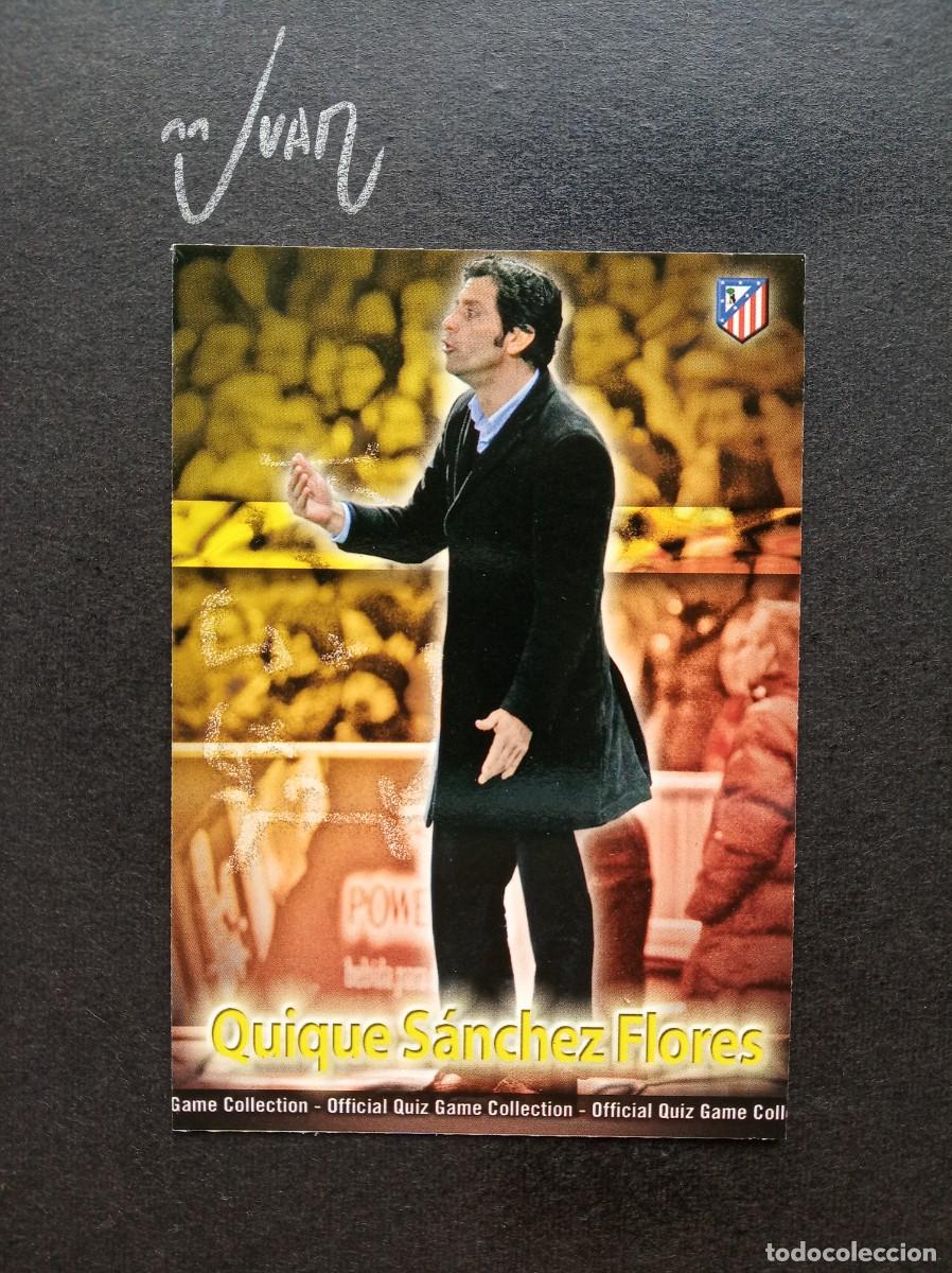 Cromos de F&uacute;tbol: 1183 FICHAJE UH + II QUIQUE FLORES ATLETICO MADRID ⚽ MUNDICROMO &reg; PLATINUM 2009 2010 QUIZ LIGA 09 10