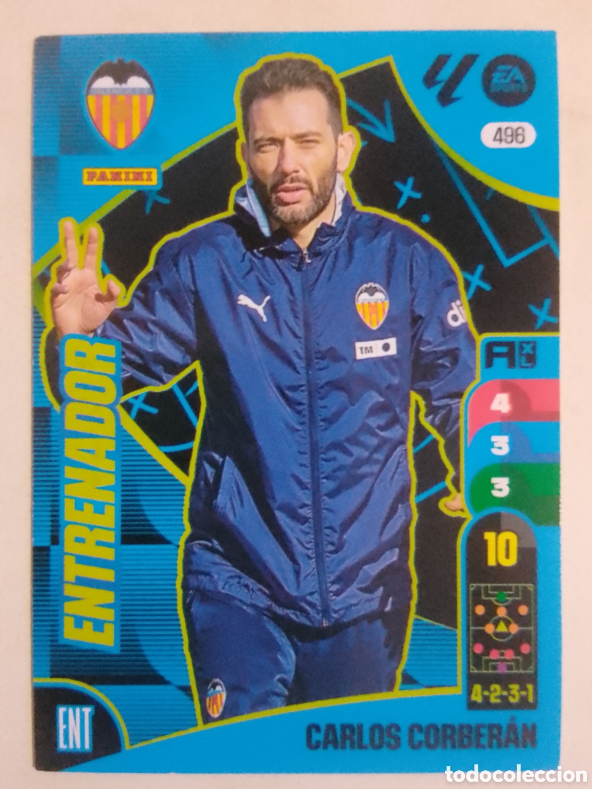 Cromos de F&uacute;tbol: Adrenalyn XL 2024-25 n&deg; 496 Carlos Corber&aacute;n &bull; Valencia.