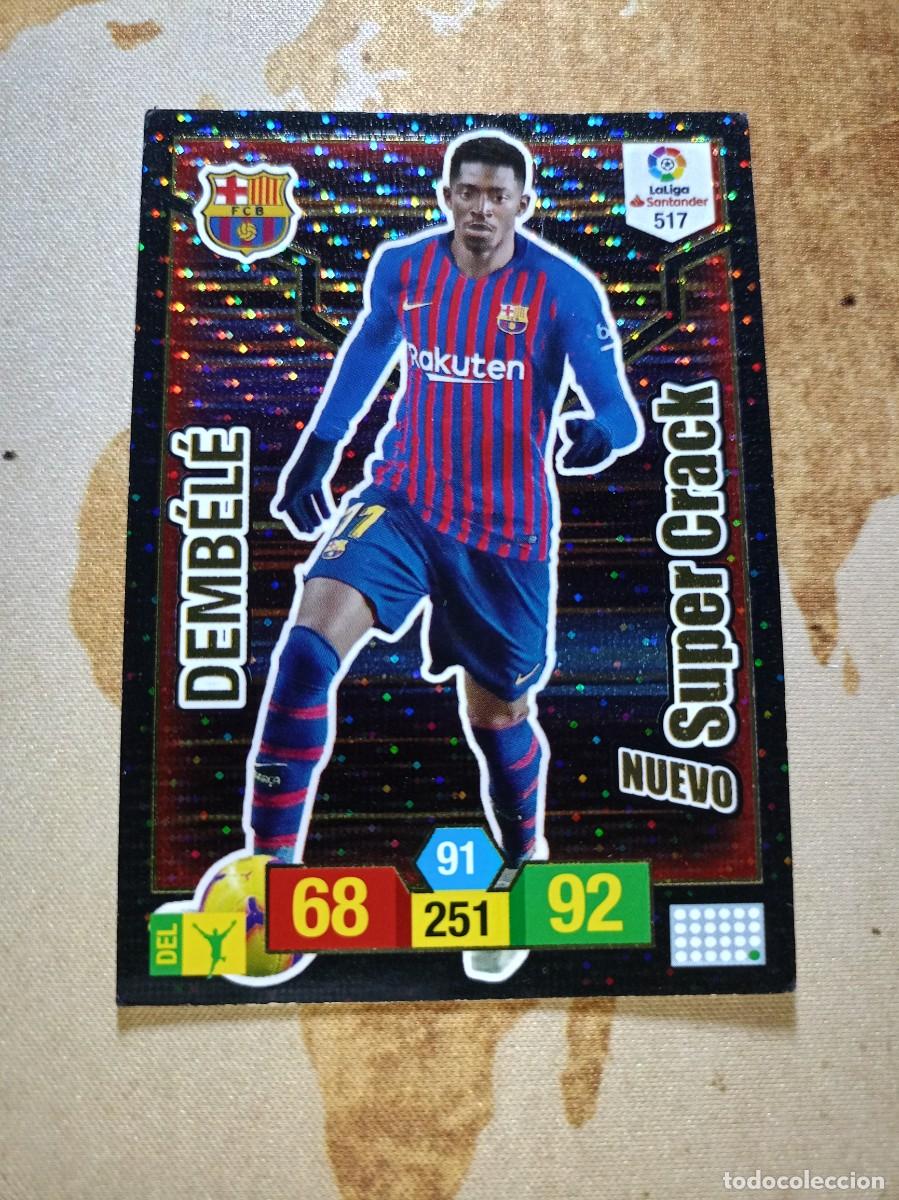 Cromos de F&uacute;tbol: # S&uacute;per Crack 517 DEMBEL&Eacute; Adrenalyn 2018-19