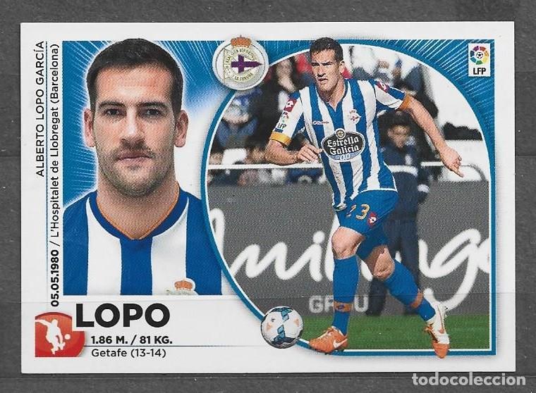 Cromos de F&uacute;tbol: Lig Este 2014/15 - Lopo - N&ordm; 5 - R.C. Deportivo