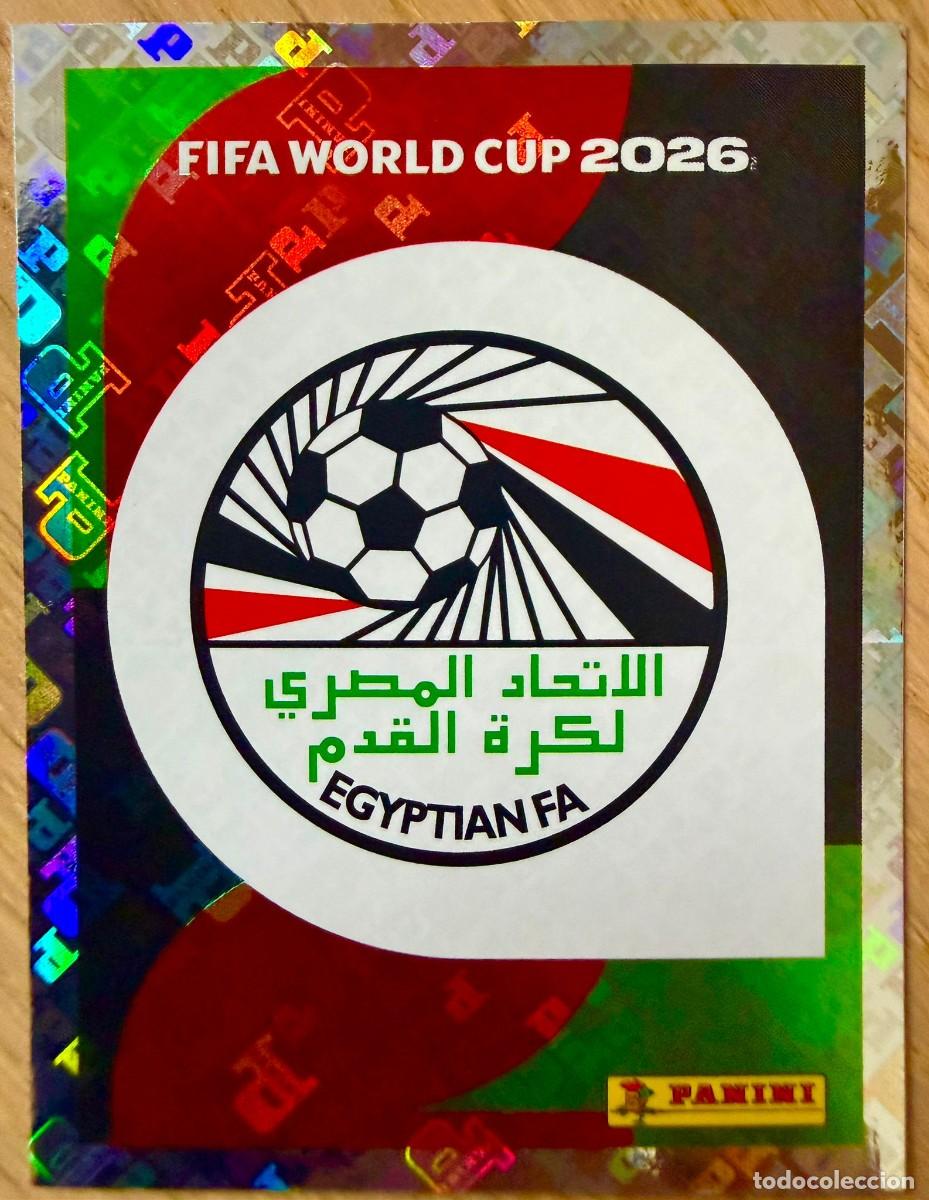 Cromos de F&uacute;tbol: EGY1 EGY 1 ESCUDO EGYPTO MUNDIAL FIFA WORLD CUP 2026 26 STICKER CROMO PANINI SIN PEGAR