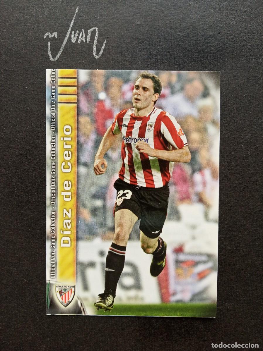 Cromos de Futebol: 1198 FICHAJE UH + II DIAZ DE CERIO ATHLETIC CLUB ⚽ MUNDICROMO &reg; PLATINUM 2009 2010 QUIZ LIGA 09 10
