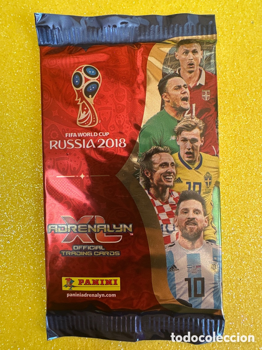 Cromos de Futebol: SOBRE SIN ABRIR (MODELO MESSI) ADRENALYN FIFA WORLD CUP RUSSIA 2018