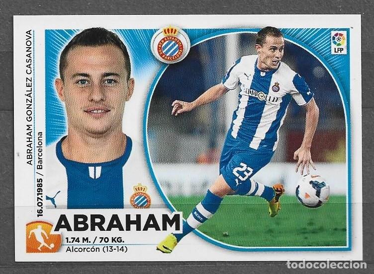 Football Stickers: Lig Este 2014/15 - Abraham - N&ordm; 13 - R.C.D. Espa&ntilde;ol