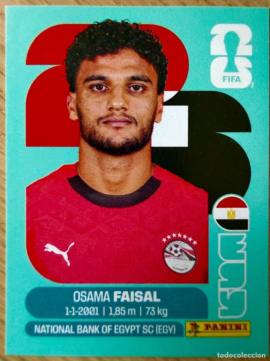 Football Stickers: EGY16 EGY 16 OSAMA FAISAL EGYPTO MUNDIAL FIFA WORLD CUP 2026 26 STICKER CROMO PANINI SIN PEGAR