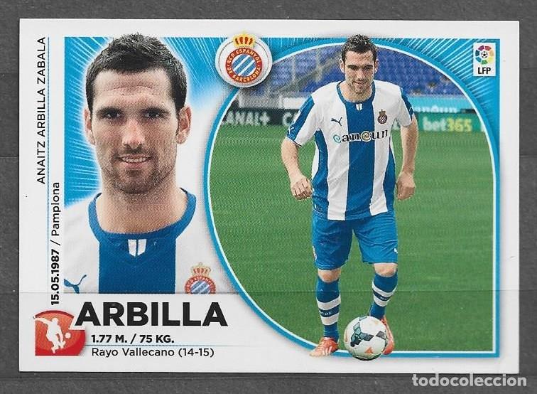 Cromos de F&uacute;tbol: Lig Este 2014/15 - Arbilla - N&ordm; 4 - R.C.D. Espa&ntilde;ol