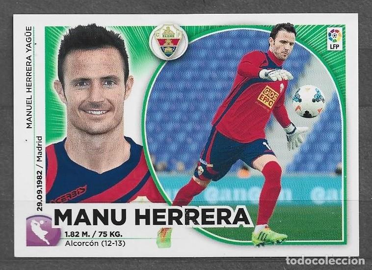 Cromos de F&uacute;tbol: Lig Este 2014/15 - Manu Herrera - N&ordm; 1 - Elche C.F