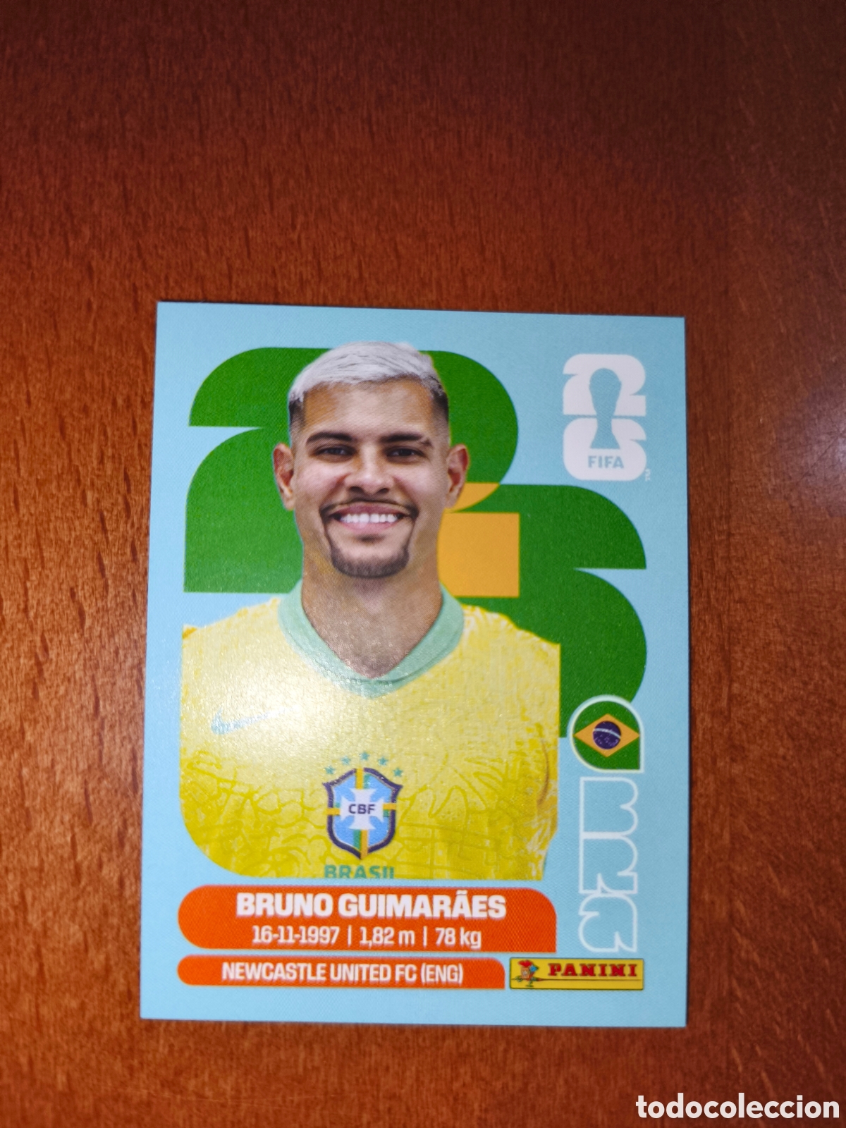 Cromos de F&uacute;tbol: BRA11 Bruno Guimaraes Fifa World Cup 2026 Brasil