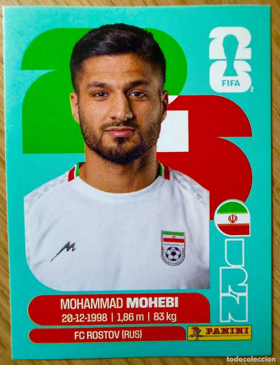 Cromos de F&uacute;tbol: IRN16 IRN 16 MOHAMMAD MOHEBI IRAN MUNDIAL FIFA WORLD CUP 2026 26 STICKER CROMO PANINI SIN PEGAR