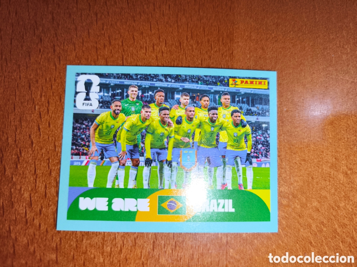 Cromos de F&uacute;tbol: BRA13 Equipo Fifa World Cup 2026 Brasil