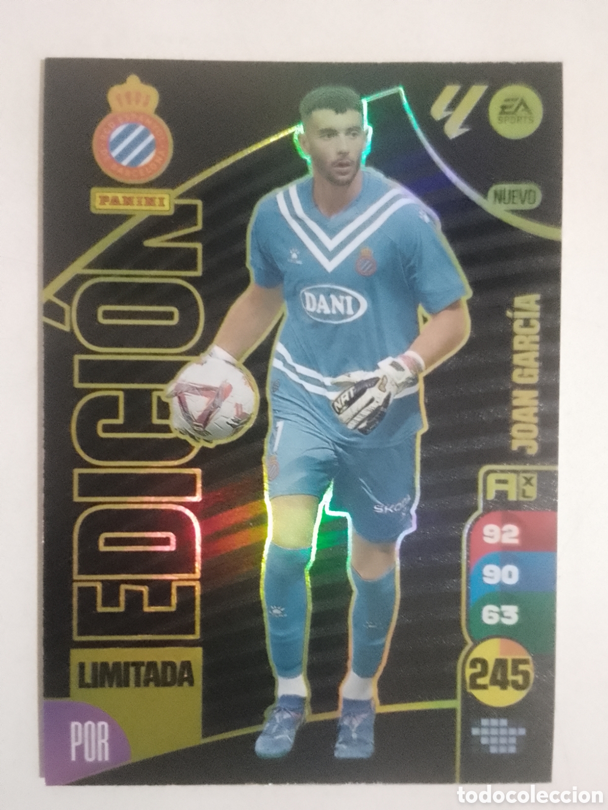 Cromos de F&uacute;tbol: Adrenalyn XL 2024-25 Joan Garc&iacute;a &bull; Espanyol. EDICI&Oacute;N LIMITADA NUEVO.