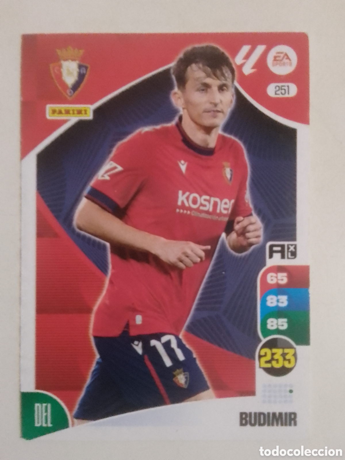 Cromos de F&uacute;tbol: Adrenalyn XL 2024-25 n&deg; 251 Budimir &bull; Osasuna.
