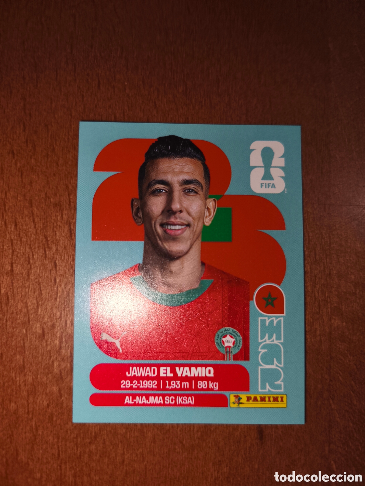 Cromos de F&uacute;tbol: MAR8 Jawad El Yamiq Fifa World Cup 2026 Marruecos