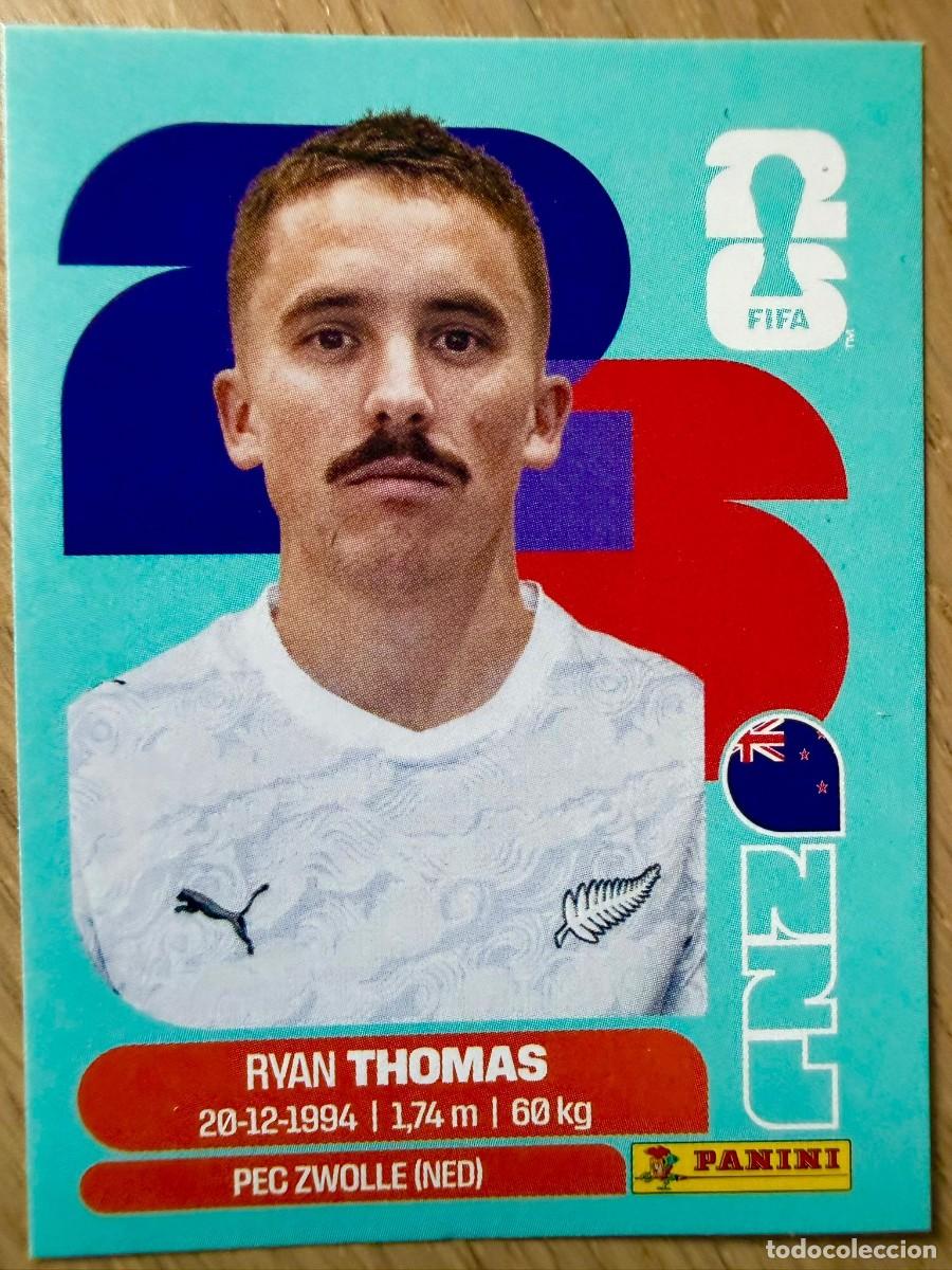 Cromos de F&uacute;tbol: NZL12 NZL 12 THOMAS NUEVA ZELANDA MUNDIAL FIFA WORLD CUP 2026 26 STICKER CROMO PANINI SIN PEGAR