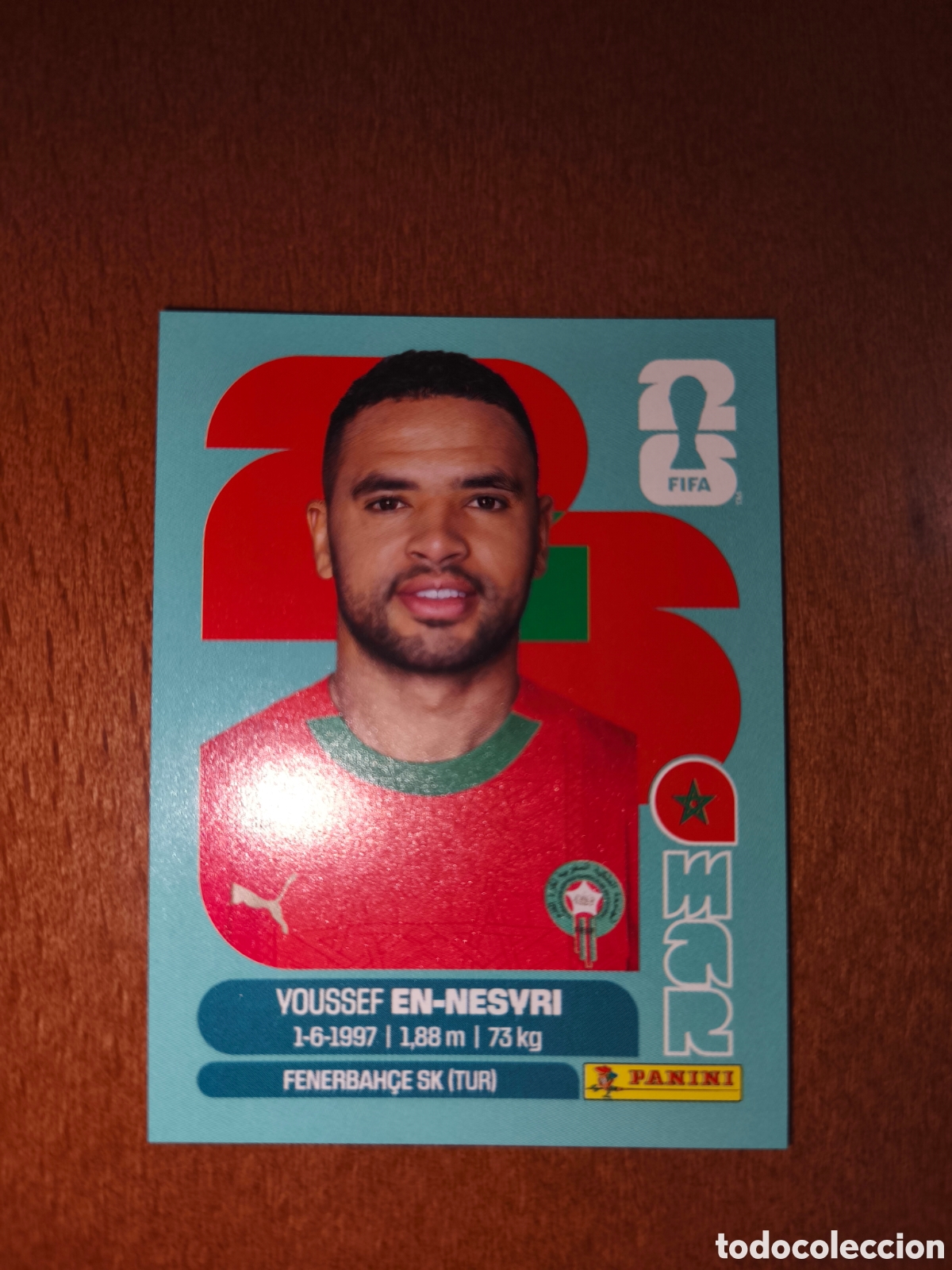 Cromos de F&uacute;tbol: MAR16 Youssef En-Nesyri Fifa World Cup 2026 Marruecos