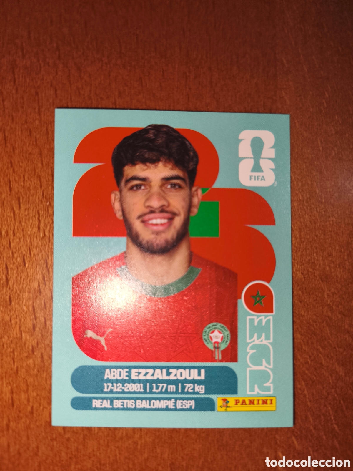 Cromos de F&uacute;tbol: MAR17 Abde Ezzalzouli Fifa World Cup 2026 Marruecos