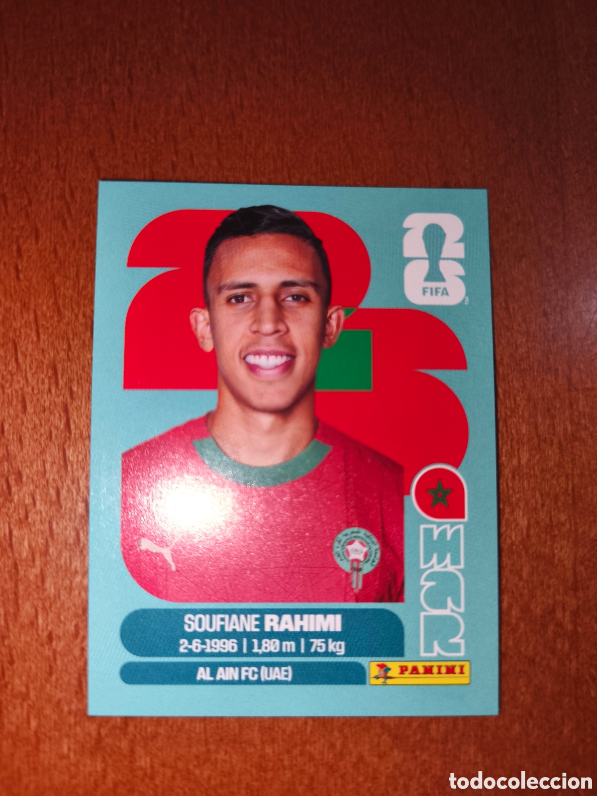 Cromos de F&uacute;tbol: MAR18 Soufiane Rahimi Fifa World Cup 2026 Marruecos