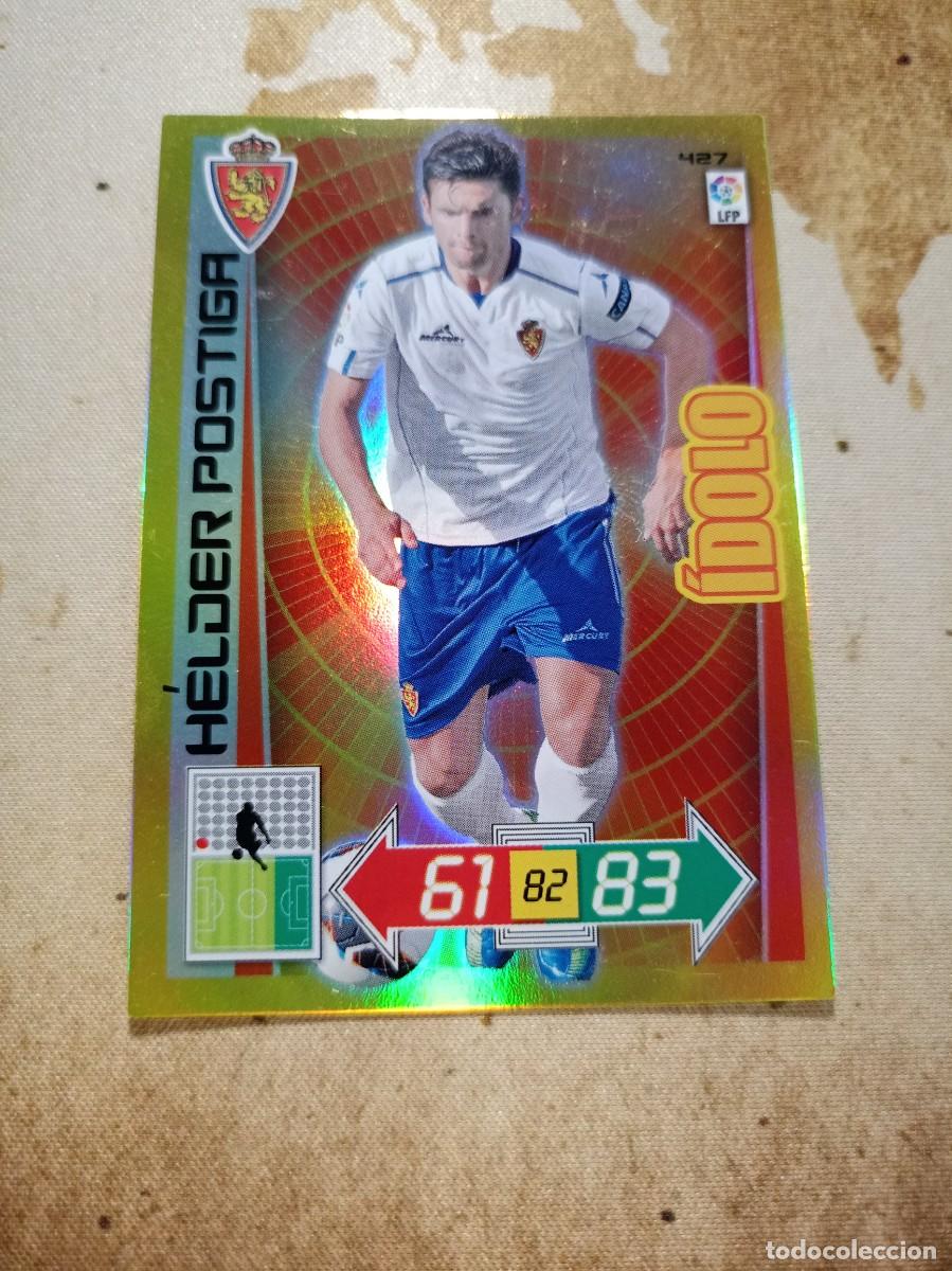 Cromos de F&uacute;tbol: &Iacute;dolo 427 H&Eacute;LDER POSTIGA Adrenalyn 2012-13