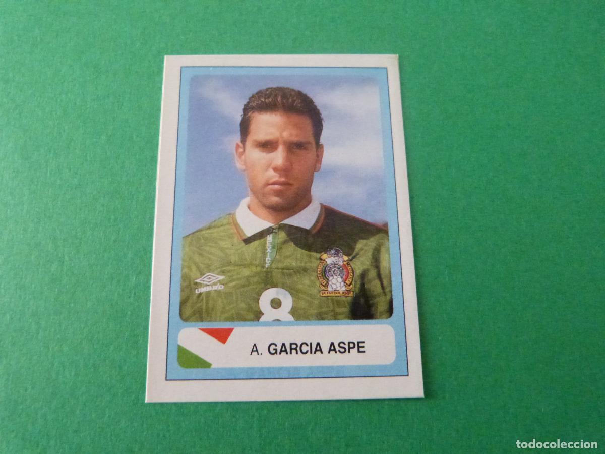 Cromos de F&uacute;tbol: CROMO FUTBOL ASPE MEXICO RECORTADO N&ordm; 308 MUNDIAL USA 94 1994 EDICIONES ESTADIO
